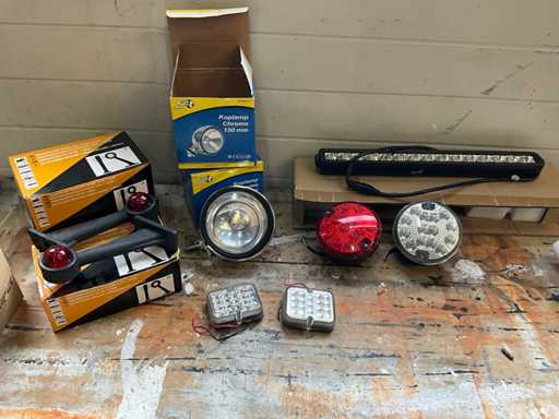 Beleuchtung von Anhängerteilen