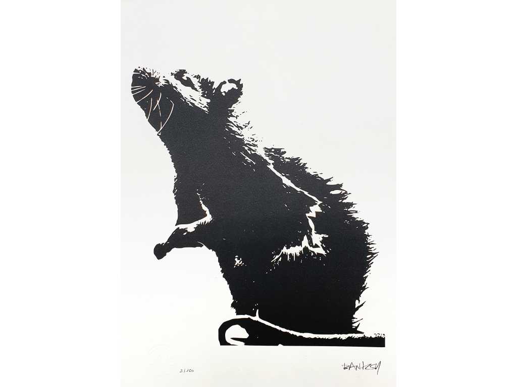 Banksy (Born in 1974), after - Rat