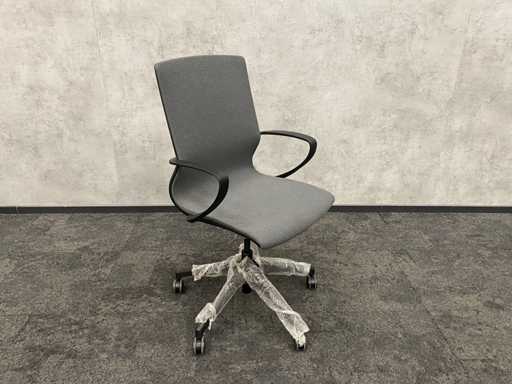 Alternativa - sedia da ufficio grigia rivestita - inutilizzata