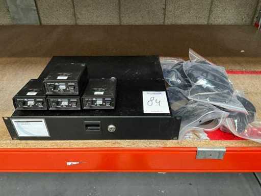 ASL BS 15 Gürtelpack und 5 Headsets (4x)