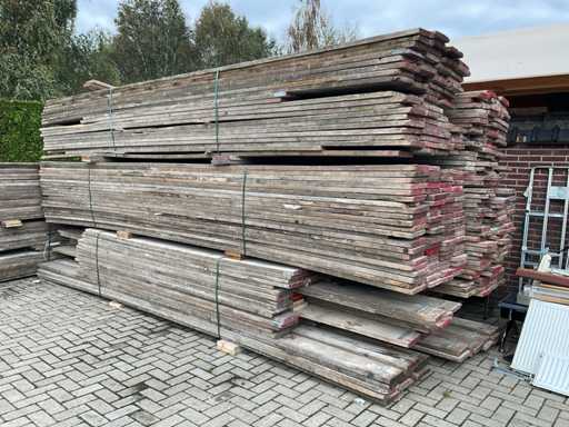 Partij Steigerplanken (ca.440 stuks)