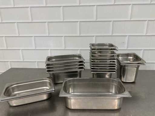 Edelstahl-Gastronorm-Tray (20x)