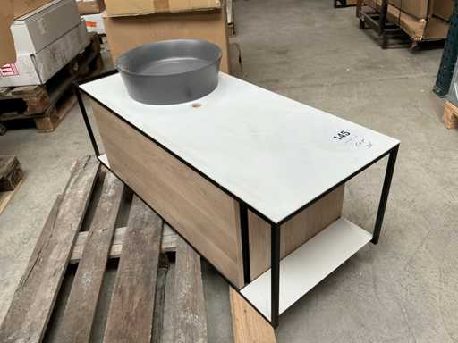 Onderkast + opbouw waskom