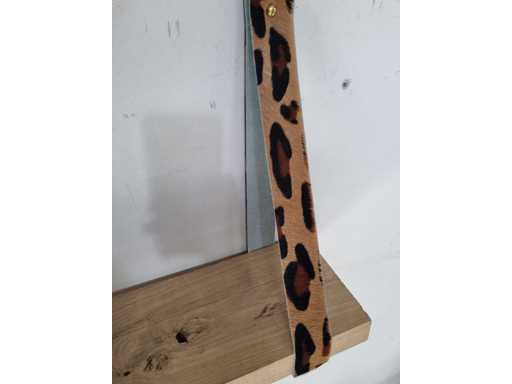 (5x) Leren Plankdragers “Panther” (set)