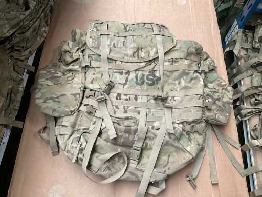 Plecak polowy z plecakiem dużym zestawem (2x)