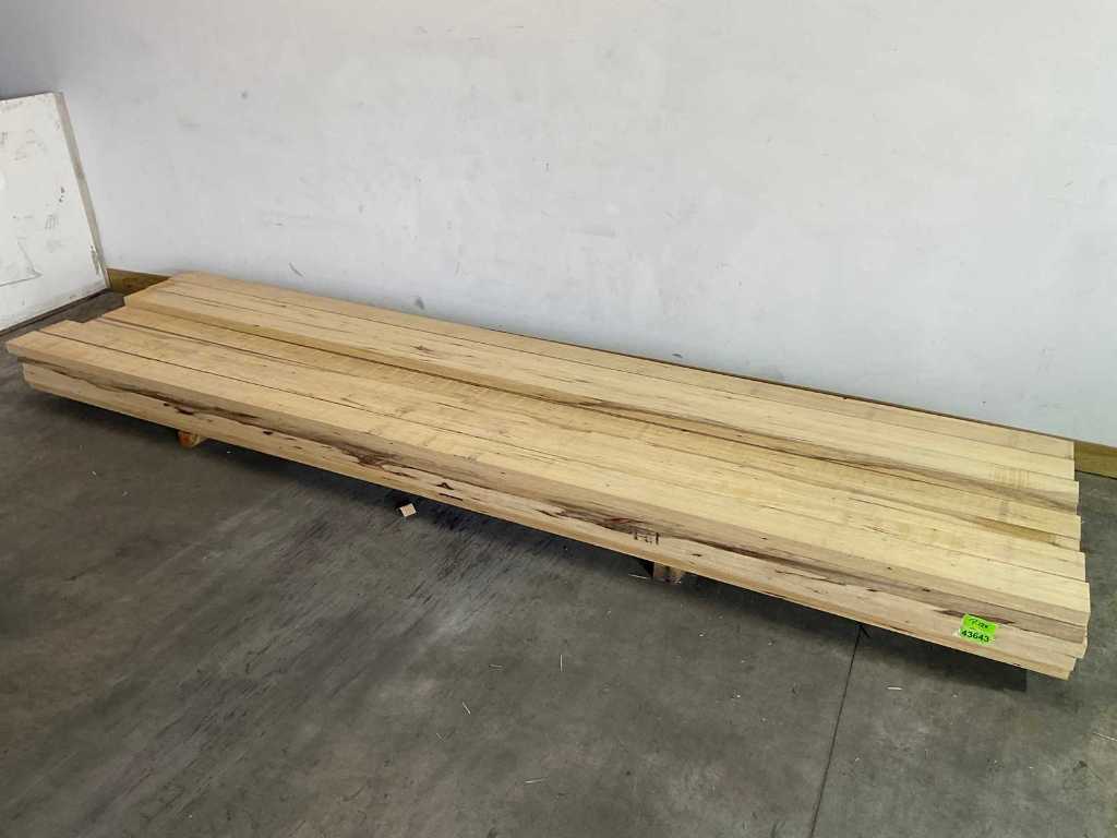 Afrikaans eikenhout - balk Fraké - 450x15,3x5 cm (3x)
