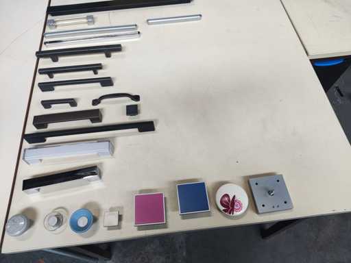 Metal handles and various accessories