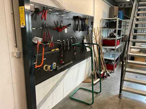 Various garden and hand tools