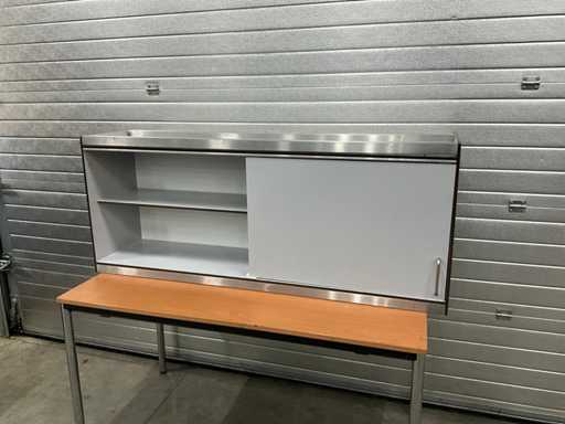 Stainless steel wall cabinet