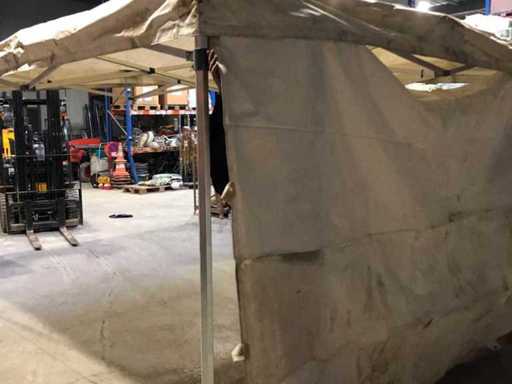 Tente harmonica 400 x 400 cm Tente de fête