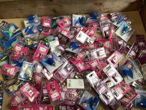 Criko mix lot accessories and couplings for compressor (125x)