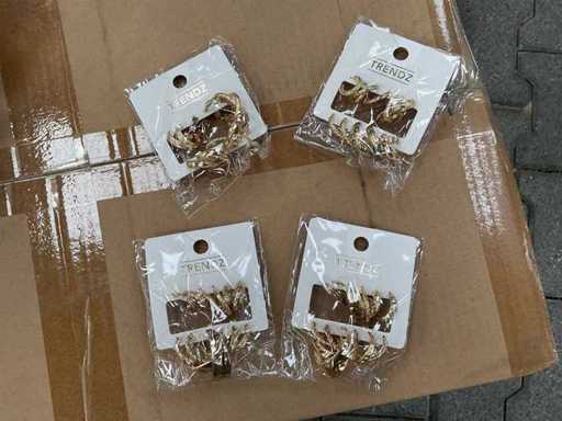 Partij Oorbellen goud Trendz (288x)