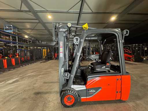 2020 Linde E16L EVO Duplex Free Lift 3e + 4e Valve Élévateur Électrique 10 364 Heures