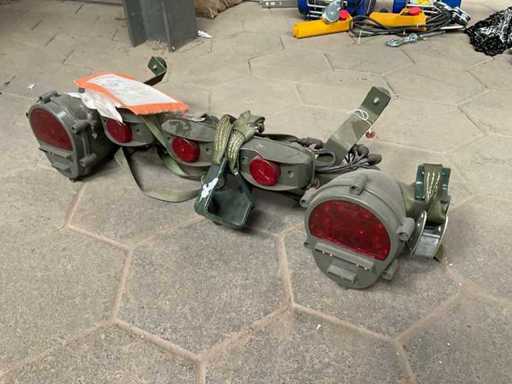 Militärisches Rücklichthalter-Kit
