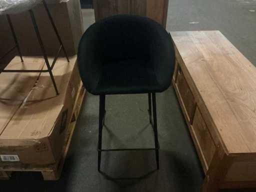 Tabouret de bar Gigameubel Amira Black 8820430