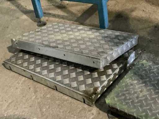 Cadru în placă de carouri (3x)