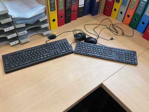 HP/Dell - Tastiera e mouse (2x)