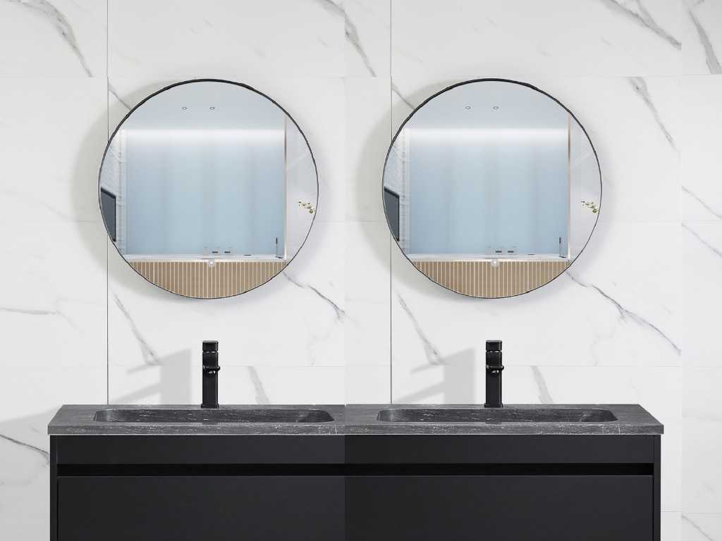 Luxury wellness 60cm ronde spiegels met verwarming 