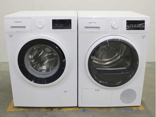 Siemens iQ300 iSensoric iQdrive Wasmachine & Siemens iQ500 iSensoric Wasdroger