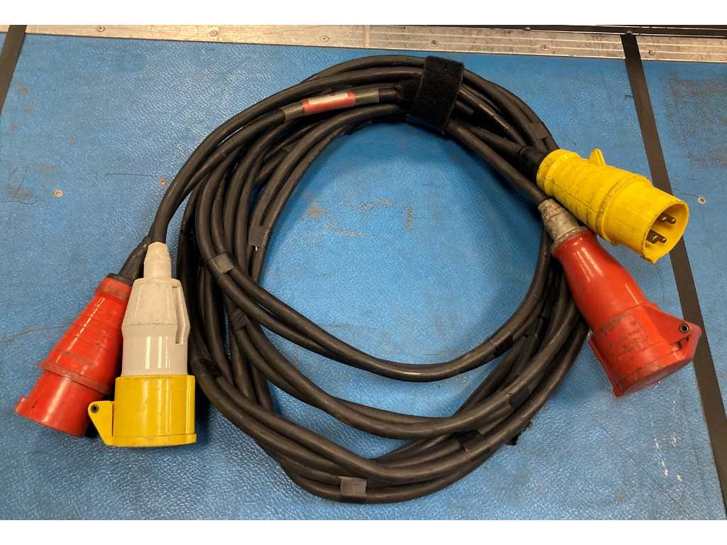 Motor cable for chain hoists, 2.5m (3x)