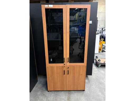 Draaideurkast / Display kast - Filing Cabinet (2x)
