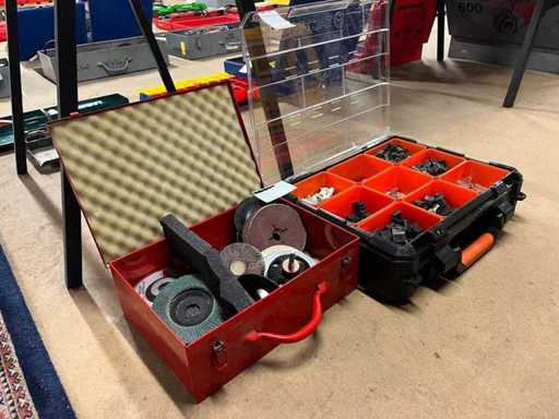 Bloki końcowe Wago, tarcze szlifierskie (120x)