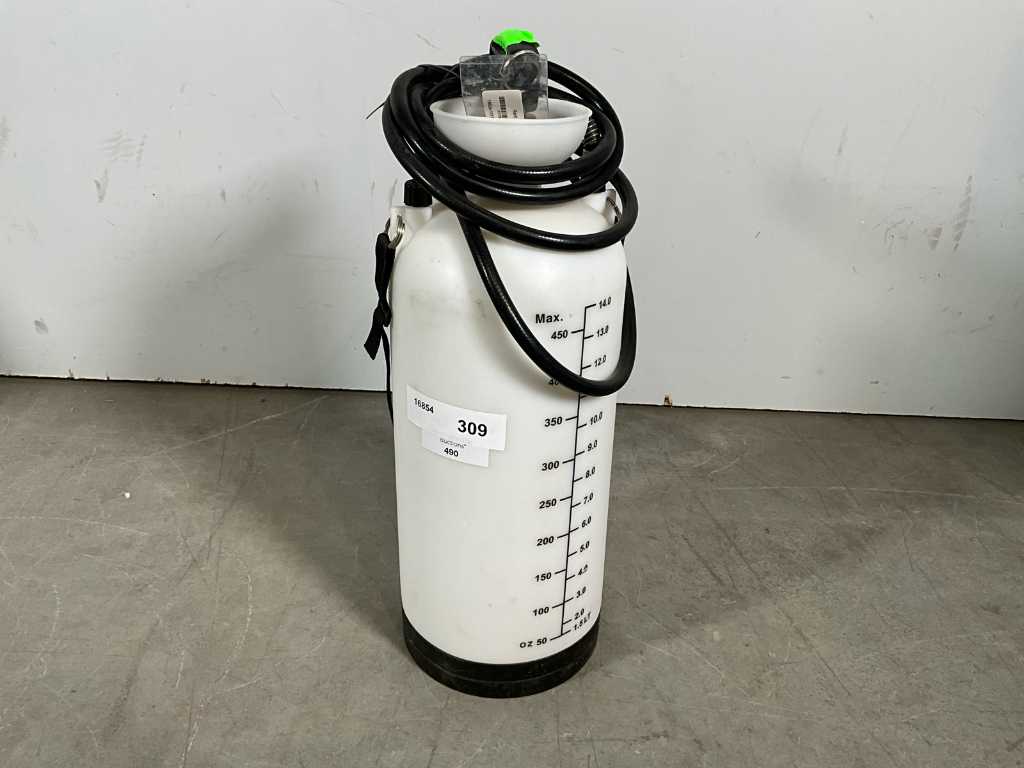 Pressurized water tank 15L