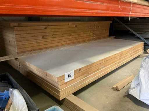 Unpainted tube trowel fire-resistant painter's doors (19x)