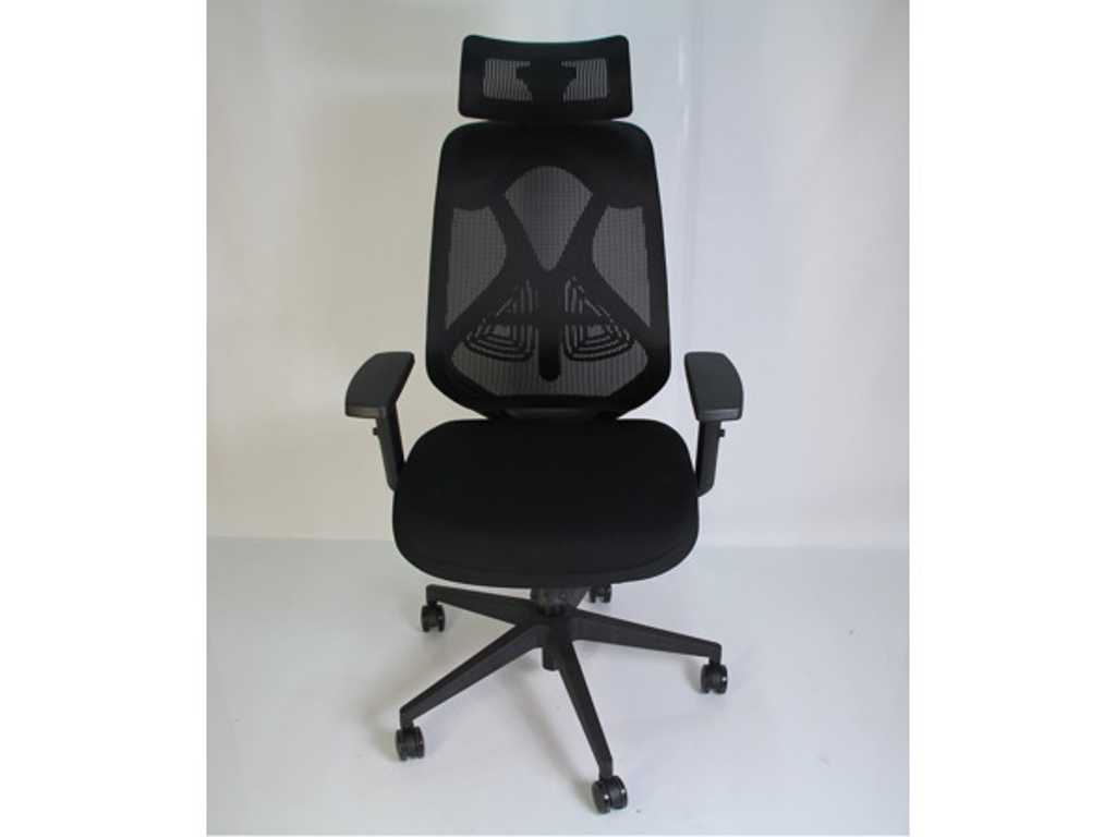 1x krzesło biurowe Ergo 1 czarne
