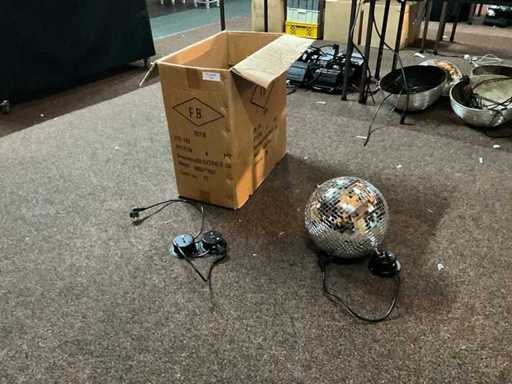 König DL-Motor 20 Sfere da discoteca con motore (3x)