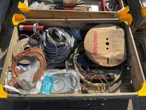 Kupfer, Schläuche, Klemmen, Stahlkabel