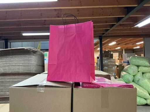 Partij Paper Carrier Bags 41x32x12 pink (5000x)