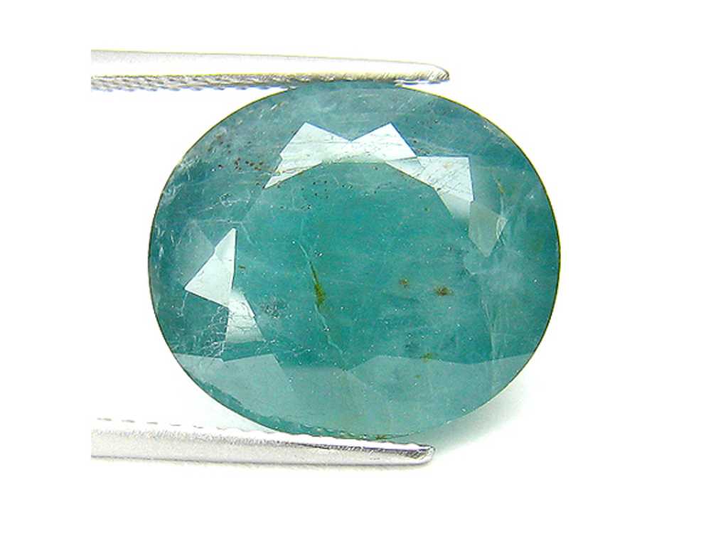Grandidiérite naturelle (bleu vert) 12,35 carats