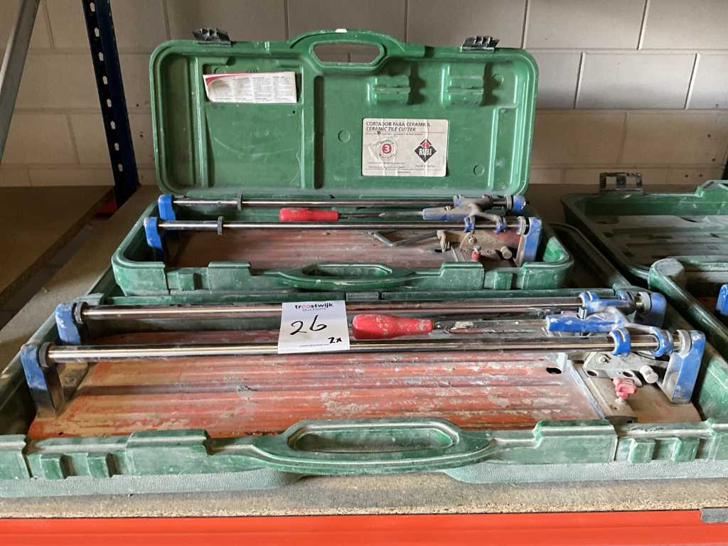 Rubi TS-40 / TS-50 Tile cutter (2x)