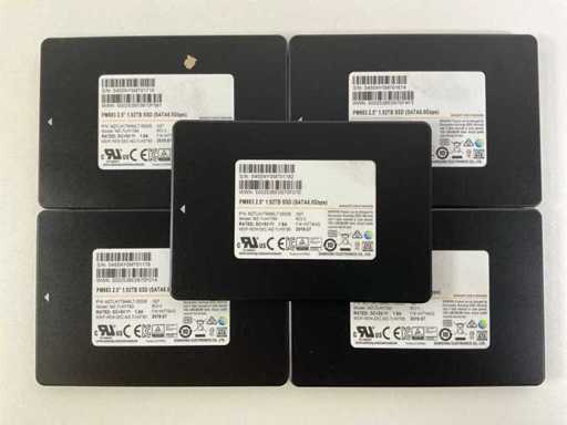 SSD SATA da 2,5 pollici di livello enterprise Samsung (MZ-7LH1T90) (5x)