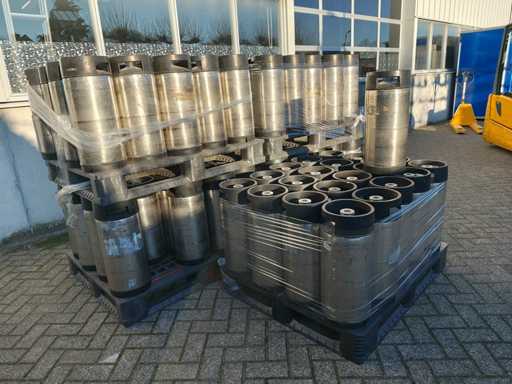 Molti fusti di birra 20 litri (100x) Alhambra