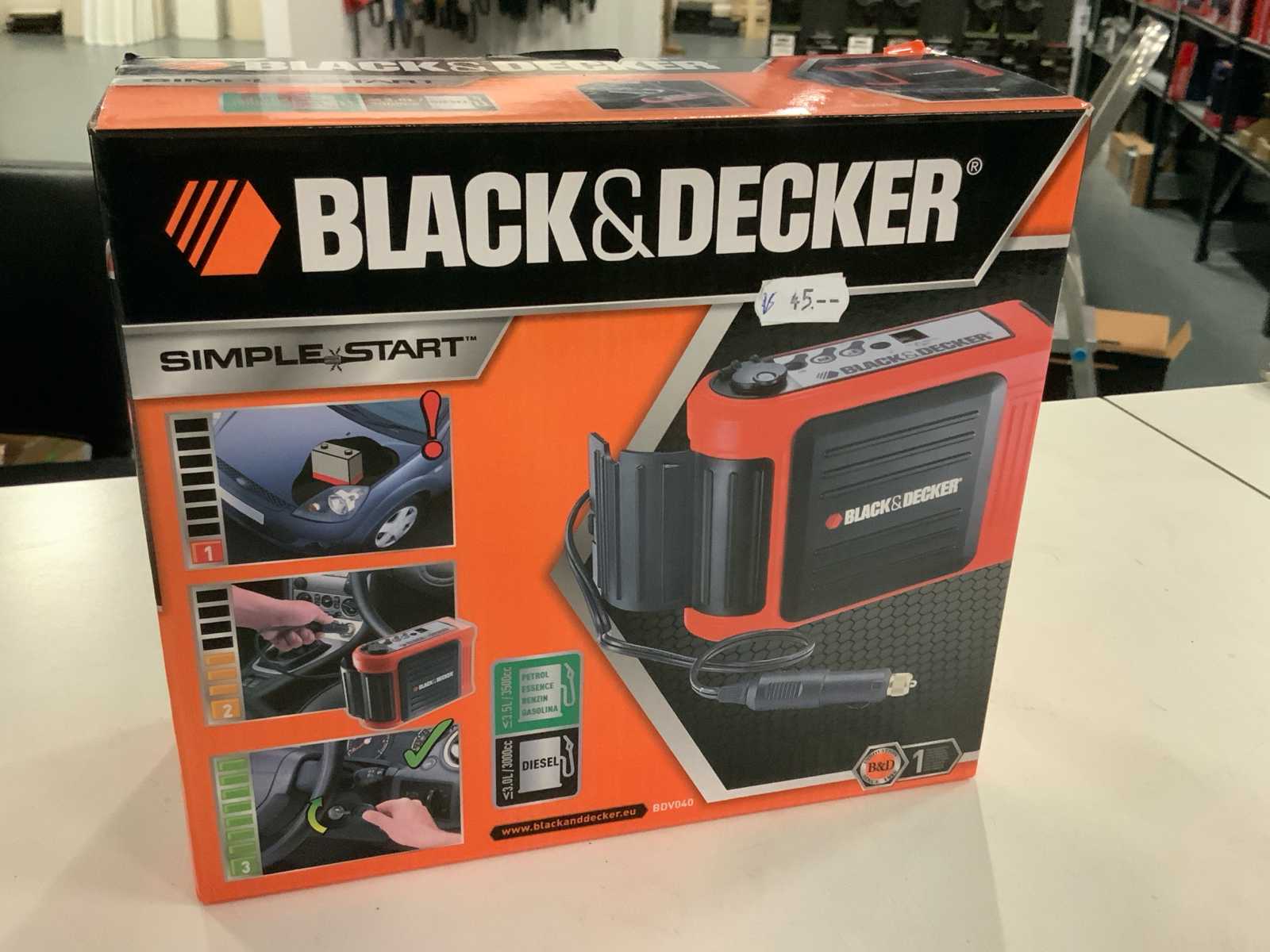 Black Decker Simple Start Powerstarter Troostwijk Auctions