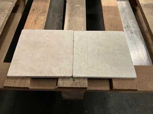 Tunisie beige Carrelage de jardin en pierre naturelle