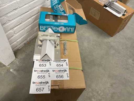 18 x Edelstahl-Türgriffe