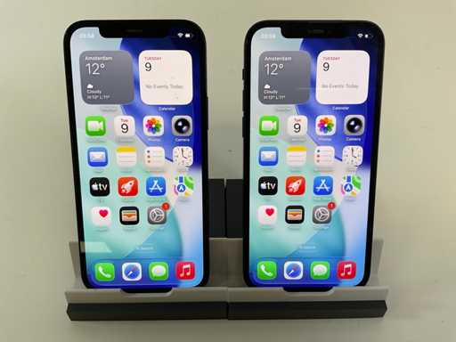 Apple iPhone 12 - 64GB - Schwarz (2x)