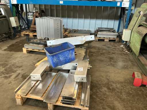 Batch of aluminium/stainless steel semi-finished products