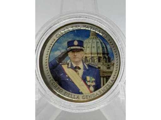 Colorizat 2 Euro – Corpo della Gendarmeria – Vatican