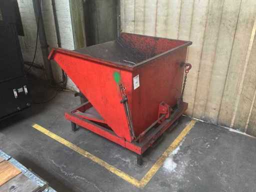Afval kipcontainer