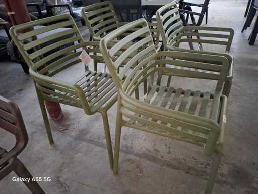 Nardi Doga - Składane - Krzesło ogrodowe (4x)