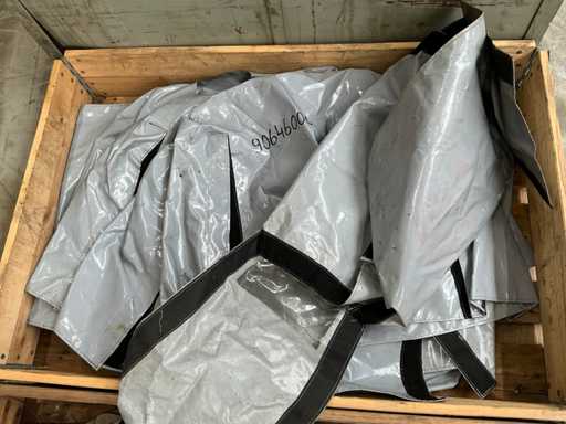 Plastic cover grey (6x)