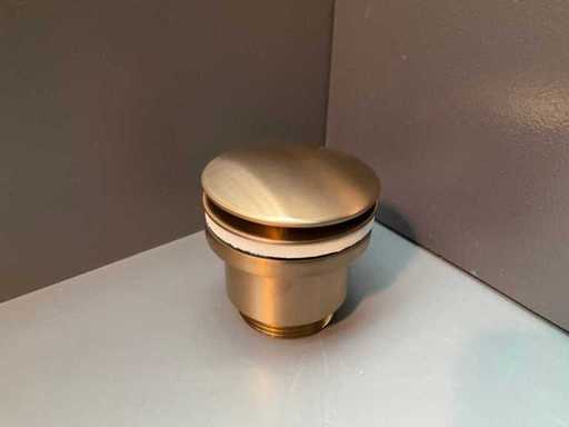 IVY 6901755 Design Drainagestopfen, gebürstetes Kupfer-PVD