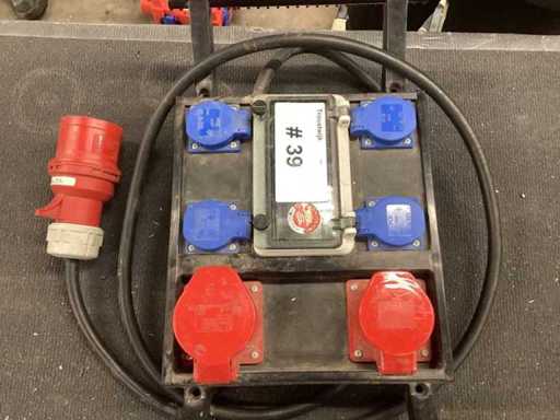 63A CEE Hedi - Bauanschlusskasten 24 Schuko