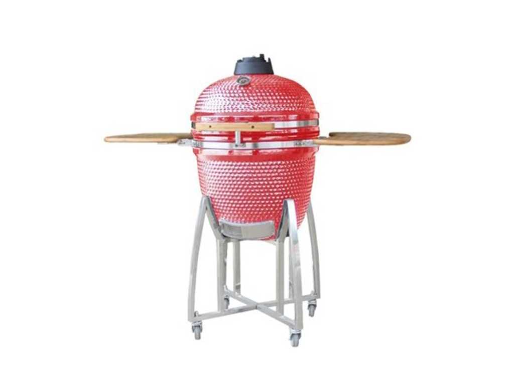 Ceramic grill Kamado Nordgarden 21" 53 cm, red