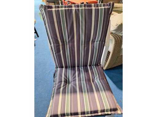 2 chair cushions New - 100x45CM - striped
