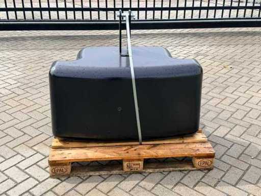 Poids avant, « 900 kg »